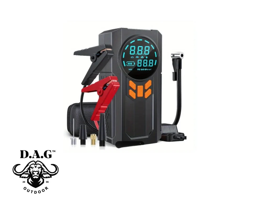 D.A.G Portable Compressor and Jump Starter Kit