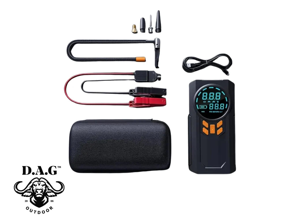 D.A.G Portable Compressor and Jump Starter Kit