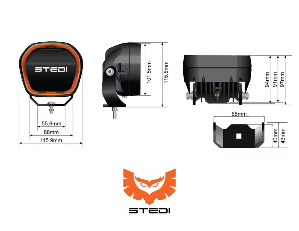 STEDI | Type-X™ Evo Mini 4 Inch [FLOOD]