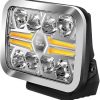 Hella Valuefit Blade Rectangular 9'' Chrome single