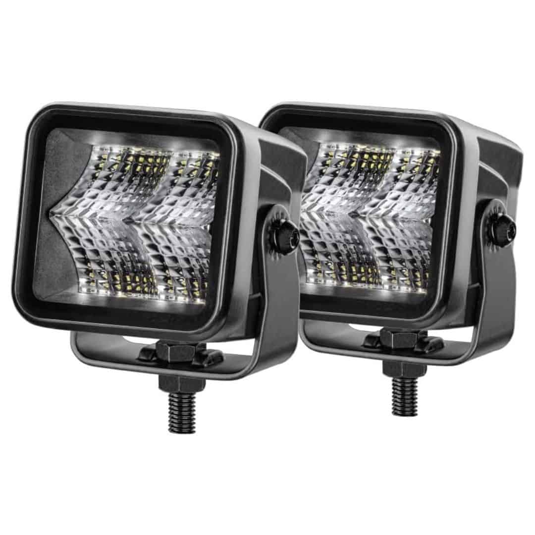 Hella LED Black Magic 3.2" Cube Kit - (Flood)