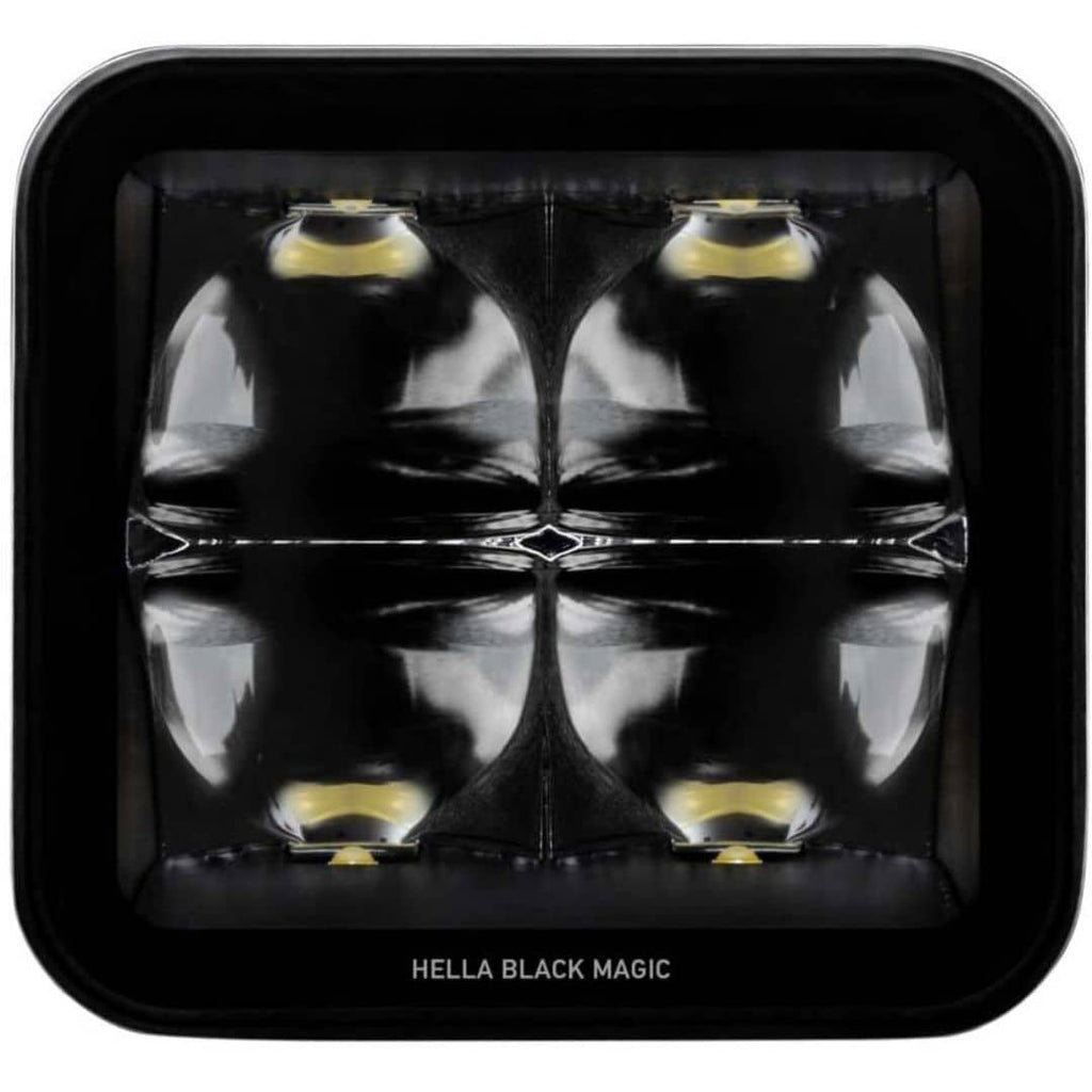 Hella LED Black Magic 3.2" Cube Kit - (Spot)