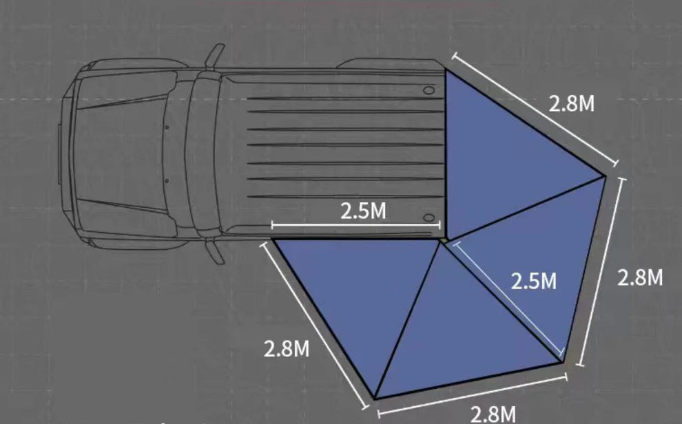 D.A.G | 270 Degree Buffalo Wing Awning