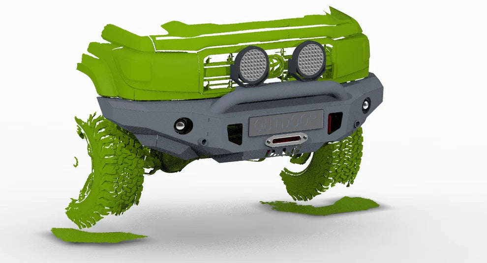 D.A.G Hybrid Bull Bar Landcruiser 79 series