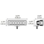Hella Valuefit Mini Lightbar 6 LED Flood Light