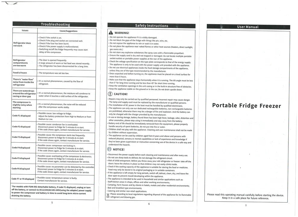 D.A.G | 55L Kalahari Double Door Fridge